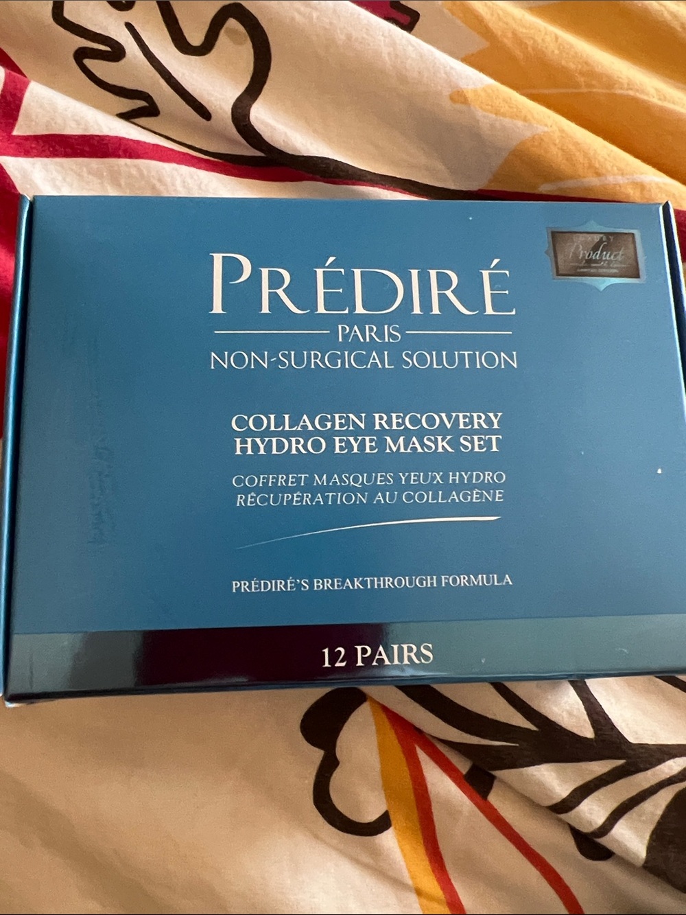 Paris Collagen Recovery Hydro Eye Mask Set - Blue (12 Pairs)